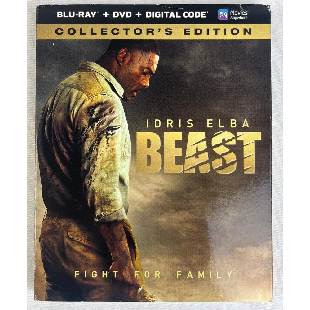Beast (Blu-ray + DVD)‎ Collector's Edition w Slipcover Sealed case Digital Code